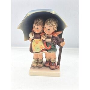 Vintage Goebel Hummel Figurine Stormy Weather #71 W. Germany 6" Excellent